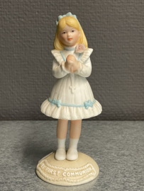 communicant, porselein, 13 cm, jaren 50 (8)