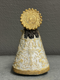 Heiligenbeeld Maria OLV van Valencia,  resin, 10 cm (4)