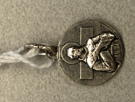 Devotiemedaille Clara en Franciscus van Assisi, 1.5 cm