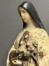 Heilige Theresia van Lisieux, gips, 42 cm, 1930 (5)