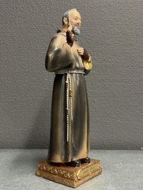 Heiligenbeeld Pio van Pietrelcina, resin, 22 cm (5)
