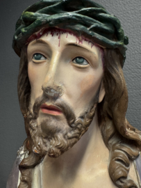 Ecce Homo – polychroom borstbeeld van Christus, ca. begin 20e eeuw