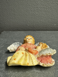 Automagneet Engel met kind, 7x6 CM