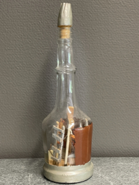 Calvarie in fles, monnikenwerk, 34 cm (4)