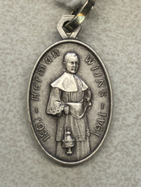 Devotiemedaille Herman Wijns en Maria Hulp der Christenen, 2 cm