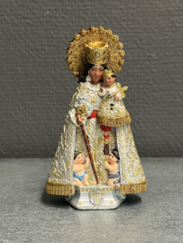 Heiligenbeeld Maria OLV van Valencia,  resin, 10 cm (4)