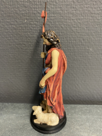 Heiligenbeeld Johannes de doper, resin, 16cm (2)