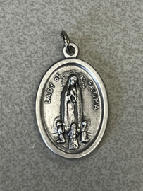 Devotiemedaille Maria OLV van Fatima, 2 cm