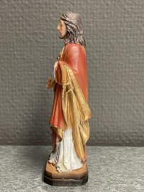 Heiligenbeeld Jezus Heilig Hart, resin, 12 cm, (2)