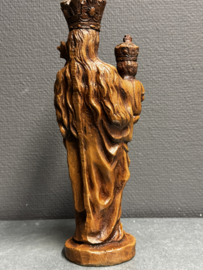 Heiligenbeeld van Maria Onze Lieve Vrouw met Kind Jezus – handbeschilderd verzwaard gips