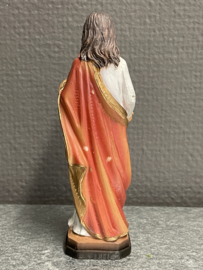 Heiligenbeeld Jezus Heilig Hart, resin, 12 cm, (2)