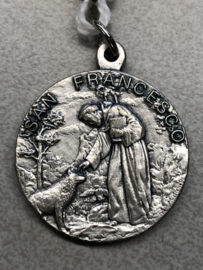 Devotiemedaille Franciscus van Assisi en Basiliek, 2 cm