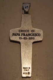 Paus Franciscus kruis 9 cm