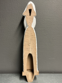 Plaquette Maria met kind aardewerk , 45cm, jaren 30 (3)