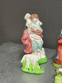 Kerstgroep, porselein, 12 cm, 10 delen (8)