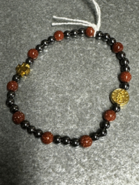 Armband goudsteen