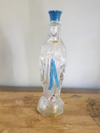 Wijwaterfles Lourdes 1930 glas 28.5 CM (17)