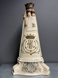 Heiligenbeeld Maria OLV van Scherpenheuvel, 1900, 50 cm, gips
