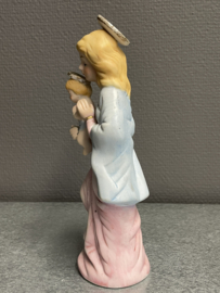 Maria met kind, porselein, 21 cm (8) (beschadigd)