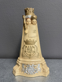 Heiligenbeeld Maria O.L.V van Scherpenheuvel 21 cm, gips, jaren 30. Gerard Linssen Venlo (7)