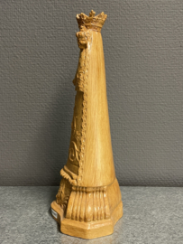 Heiligenbeeld Maria OLV van Scherpenheuvel 25 cm, kunststof, lijkt op hout. (7)