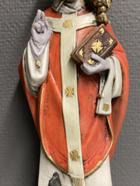 Heiligenbeeld Lambertus Heilige 30 cm Franse steen (4)