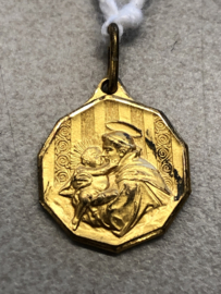 Devotiemedaille Antonius van Padua, 1.5 cm