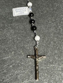 Rozenkrans OLV Czestochowa, kunststof kralen, 40 cm