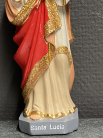 Heiligenbeeld Lucia van Syracuse 19 cm, resin (2)