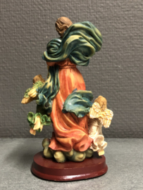 Heiligenbeeld  Maria die de knopen ontwart, resin, 14 cm (10)