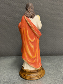 Heiligenbeeld Jezus Heilig Hart ,14 cm, resin, (5)