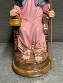 Heiligenbeeld Santo Nino de Atocha, 16 cm, gips (21)