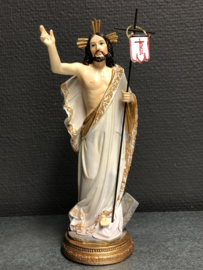 Heiligenbeeld verrezen Christus  , 22cm Resin (4)