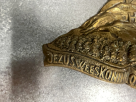Heilig jaar 1933 - 1934 koperen plaquette 17 x 22 cm (7)
