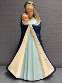 Heiligenbeeld Maria met kind, 1950,  31 CM (2)