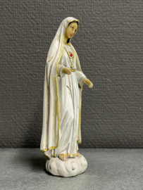 Heiligenbeeld  Maria Onze Lieve Vrouw van Fatima, resin, 15cm (2)