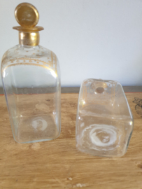 Kelderflesjes (ampullen) 16 CM 19de eeuw set (17)