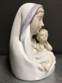 Heiligenbeeld Maria met Kind, Porselein, 20 cm, LLadro stijl (0)