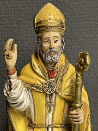 Heiligenbeeld Ubaldo van Gubbio, resin, 28 cm (1)