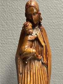 Heiligenbeeld Maria met kind, gebroeders van Paridon, 31cm. (5)