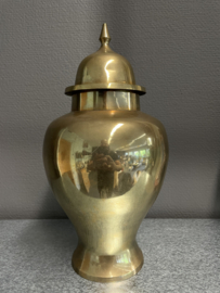 Koperen Urn, Deksel pot, 31 cm (1)