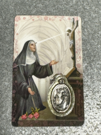 Devotiemedaille Rita van Casscia,21.5 CM