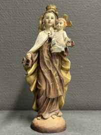 Heiligenbeeld Maria van Karmel, 20 cm, resin, (4)