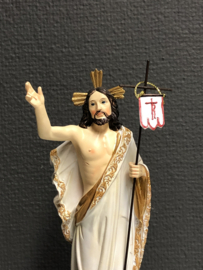 Heiligenbeeld verrezen Christus  , 22cm Resin (4)