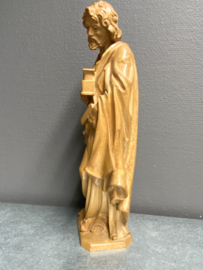 Heiligenbeeld Jozef Arbeider, Lindenhout, 36cm (4)