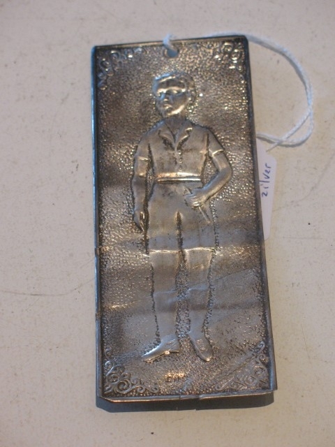 Ex voto jongen, zilver, 11 x 4.5 cm boy
