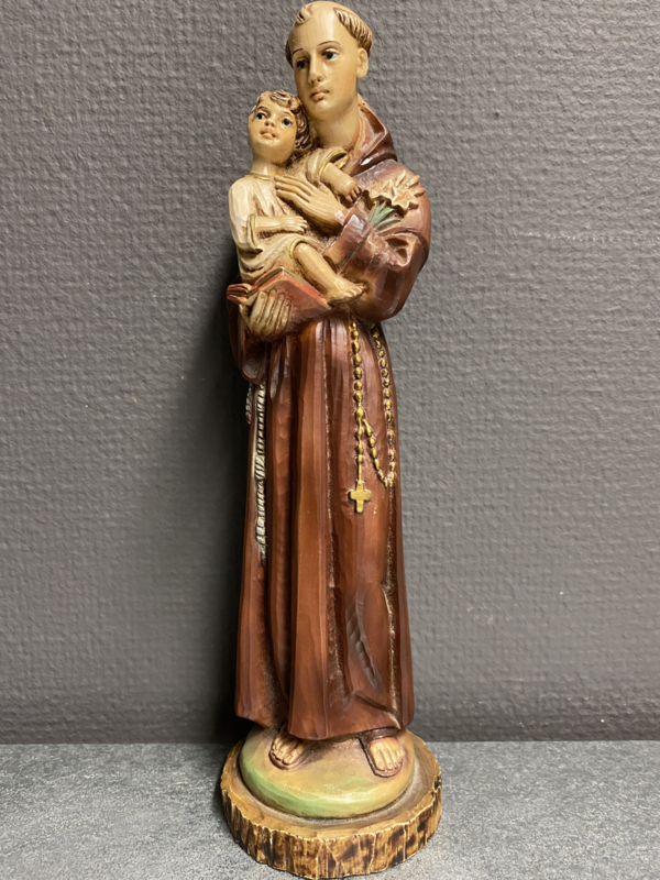 Beeld Heilige Antonius van Padua, resin, 25,5 cm (3)