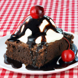 Hot fudge browny