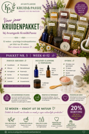 Kruiden- pakket nr 5 opleiding Kruidenvrouw les 41-52