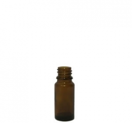 Apothekersflesjes glas 10ml incl. dop  met druppelteller